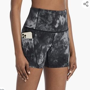 High Waist 5" Biker Workout Shorts with Pockets